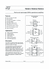 DataSheet TSV914 pdf